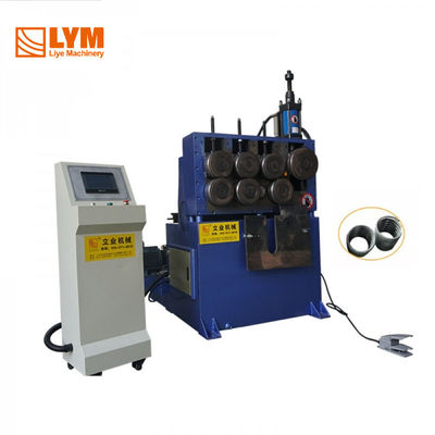 7 Rolls Rectangular Tube Bending Machine Angle Iron Bender เครื่องบิดท่อทรงสี่เหลี่ยม