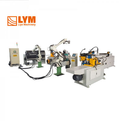 LYM โรเบิร์ต เครื่องแปรรูปท่อที่กําหนดเองด้วยการบิดตัด Punching Chamfering Tube End Forming Function