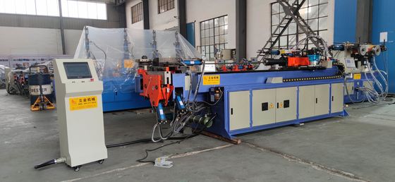 1เครื่องบิดท่อ 0.5 นิ้ว CNC อัตโนมัติ 2 เซอร์โวมอเตอร์ 2 อิเล็กทริกซ์ Axis Tube Bender