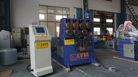 7 Rolls Rectangular Tube Bending Machine Angle Iron Bender เครื่องบิดท่อทรงสี่เหลี่ยม