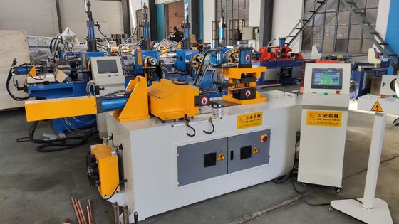 SG40NC เครื่องปรุงปลายท่อ 4 สถานที่ปฏิบัติการสําหรับ 2 นิ้วท่อเหล็กหด